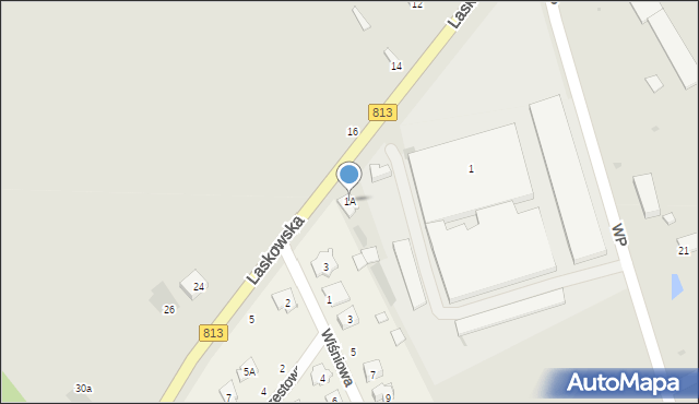 Parczew, Laskowska, 1A, mapa Parczew