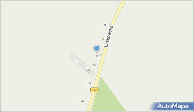 Parczew, Laskowska, 34, mapa Parczew