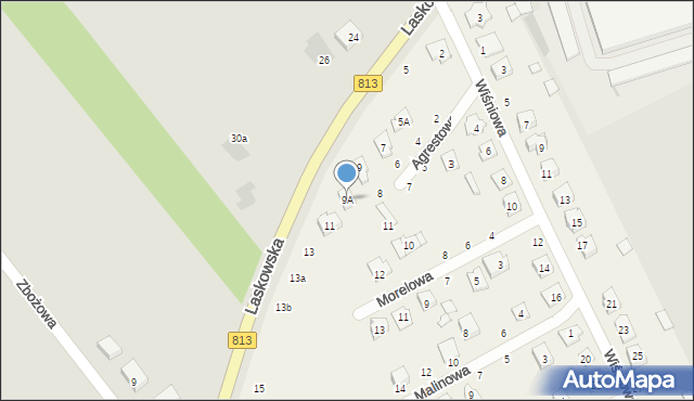 Parczew, Laskowska, 9A, mapa Parczew