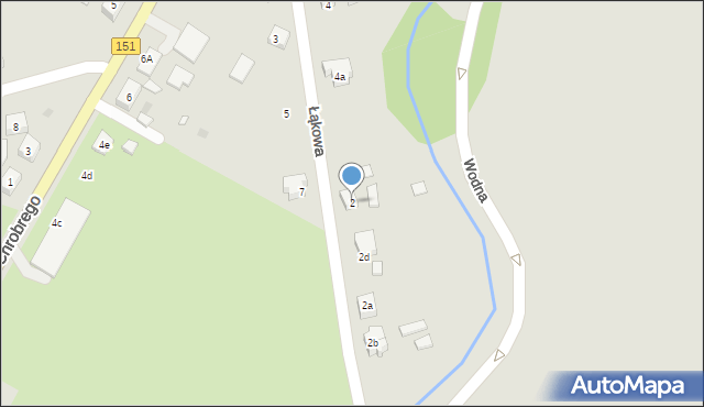 Pełczyce, Łąkowa, 2, mapa Pełczyce