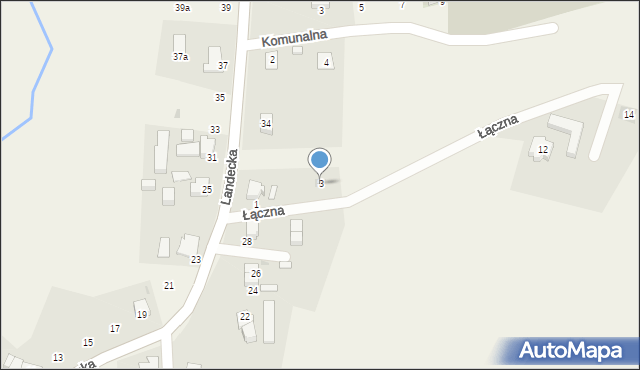 Pierściec, Łączna, 3, mapa Pierściec