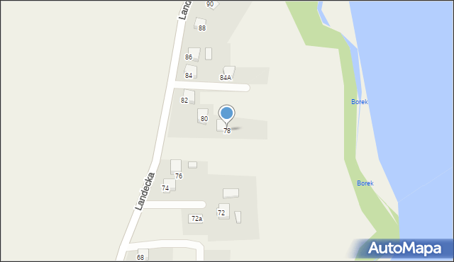 Pierściec, Landecka, 78, mapa Pierściec