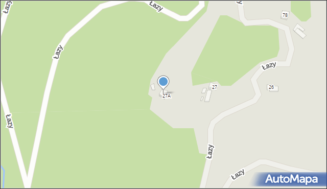 Piwniczna-Zdrój, Łazy, 79, mapa Piwniczna-Zdrój