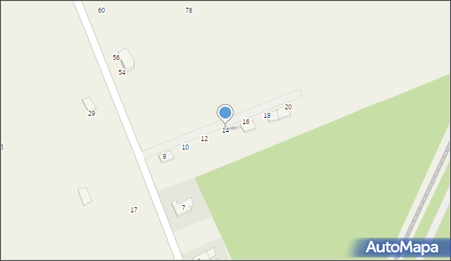 Podmokle Małe, Laski Dolne, 14, mapa Podmokle Małe