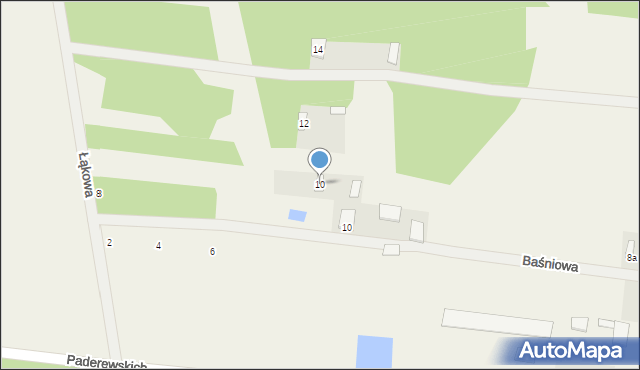 Pogorzelec, Łąkowa, 10, mapa Pogorzelec