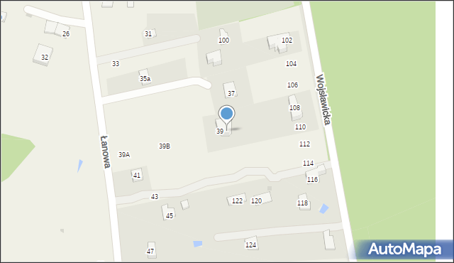 Pokrówka, Łanowa, 39C, mapa Pokrówka