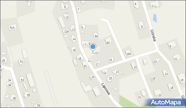 Połchowo, Łąkowa, 13, mapa Połchowo