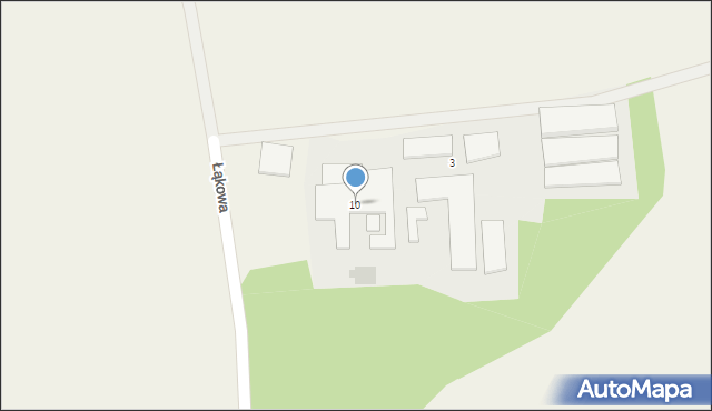 Połczyno, Łąkowa, 10, mapa Połczyno