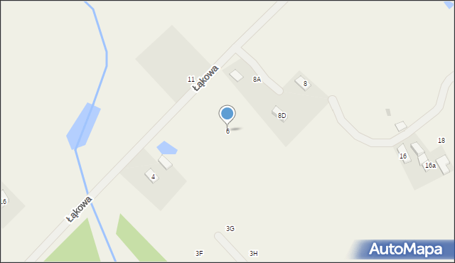 Pomlewo, Łąkowa, 6, mapa Pomlewo