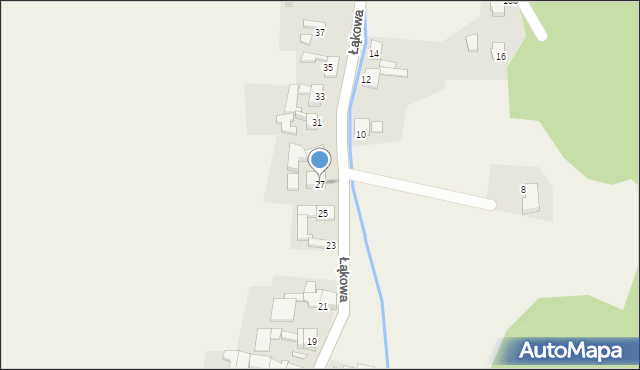 Ponięcice, Łąkowa, 27, mapa Ponięcice