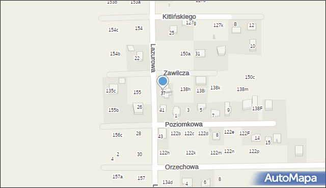 Poskwitów, Lazurowa, 39, mapa Poskwitów