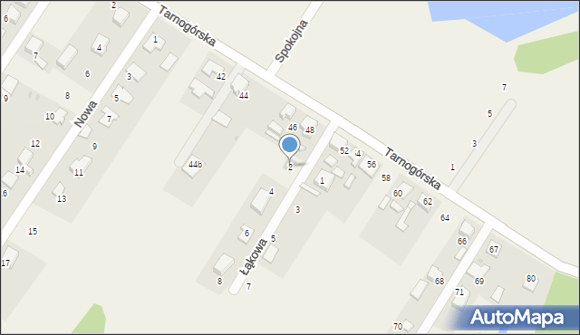 Potępa, Łąkowa, 2, mapa Potępa