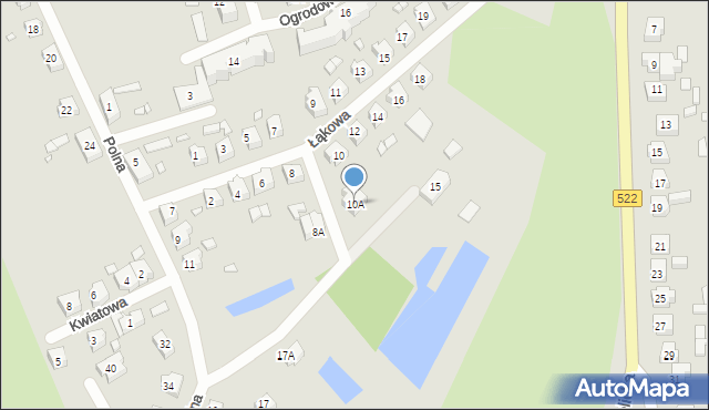 Prabuty, Łąkowa, 10A, mapa Prabuty