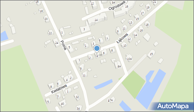 Prabuty, Łąkowa, 4, mapa Prabuty