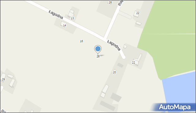 Pruchna, Łagodna, 18, mapa Pruchna