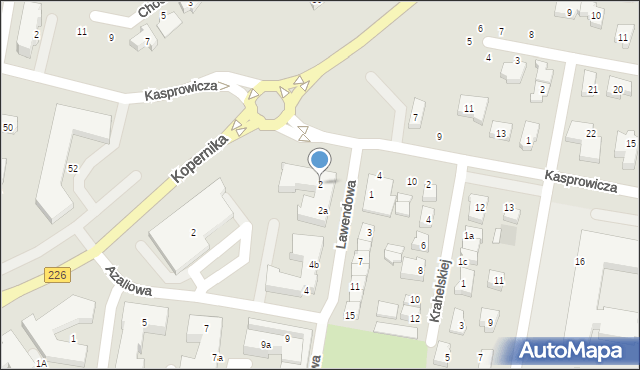 Pruszcz Gdański, Lawendowa, 2, mapa Pruszcz Gdański