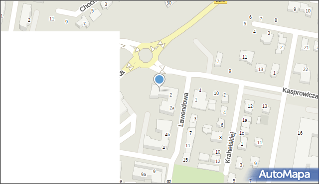 Pruszcz Gdański, Lawendowa, 2b, mapa Pruszcz Gdański