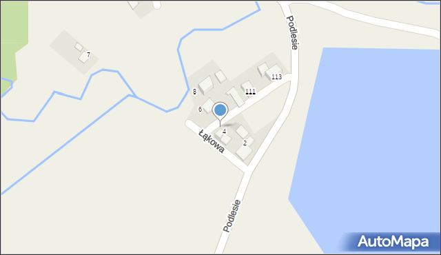 Przeciszów, Łąkowa, 4a, mapa Przeciszów