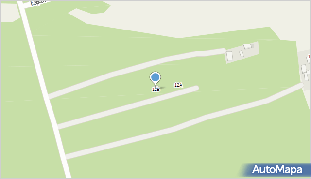 Przybynów, Łąkowa, 12B, mapa Przybynów