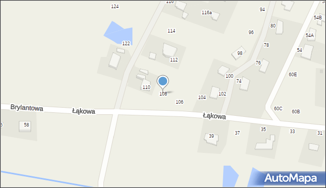 Przyjaźń, Łąkowa, 108, mapa Przyjaźń