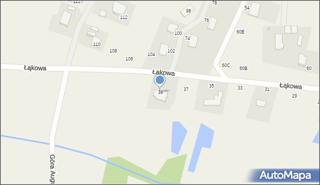 Przyjaźń, Łąkowa, 39, mapa Przyjaźń