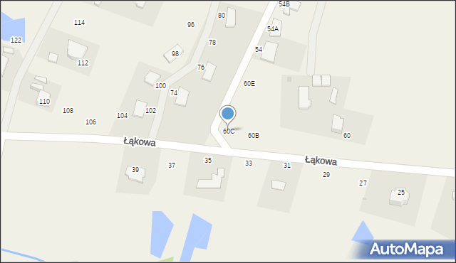 Przyjaźń, Łąkowa, 60C, mapa Przyjaźń