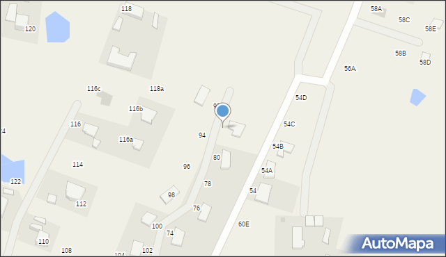 Przyjaźń, Łąkowa, 82, mapa Przyjaźń