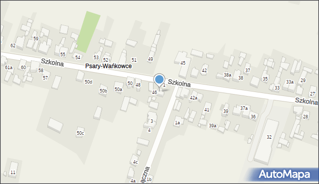 Psary, Łączna, 2, mapa Psary