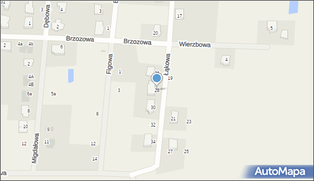 Pszczółki, Łąkowa, 28, mapa Pszczółki