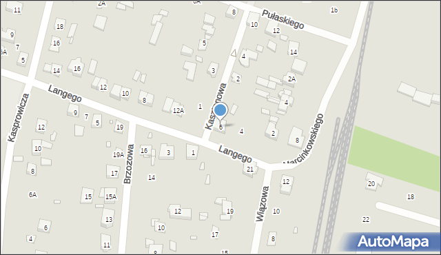 Puszczykowo, Langego Juliana, 6, mapa Puszczykowo