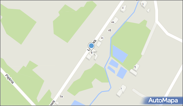 Radków, Łąkowa, 6, mapa Radków