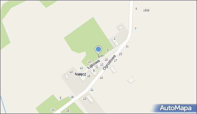 Radostków, Łąkowa, 8, mapa Radostków