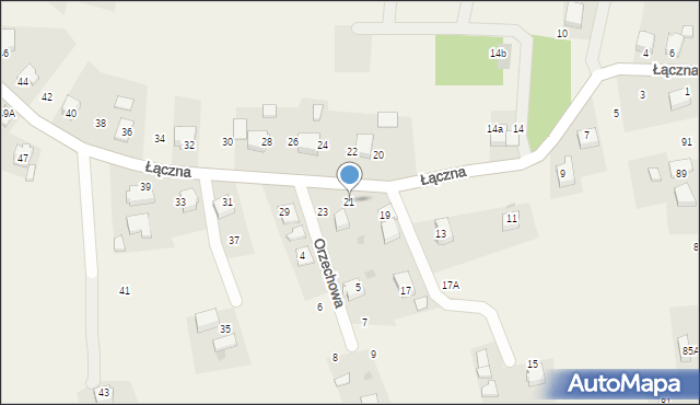 Radostowice, Łączna, 21, mapa Radostowice