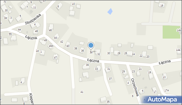 Radostowice, Łączna, 34, mapa Radostowice