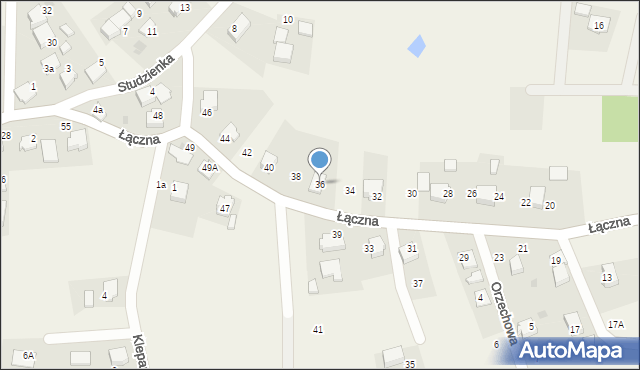 Radostowice, Łączna, 36, mapa Radostowice