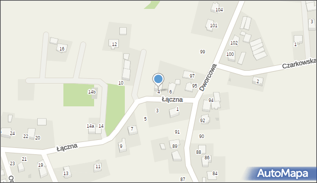 Radostowice, Łączna, 4, mapa Radostowice