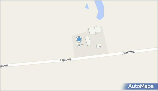 Radoszewo, Łąkowa, 19, mapa Radoszewo