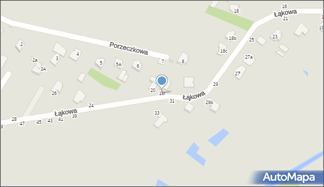 Radzyń Podlaski, Łąkowa, 18f, mapa Radzyń Podlaski