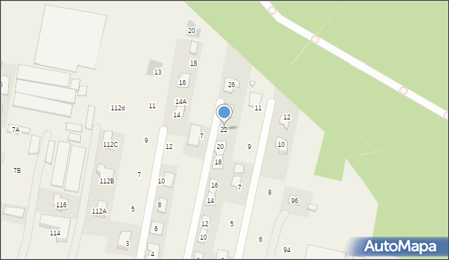 Rajszew, Lawendowa, 22, mapa Rajszew