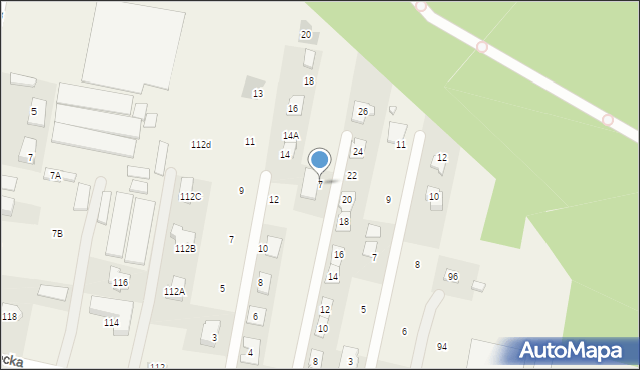 Rajszew, Lawendowa, 7, mapa Rajszew