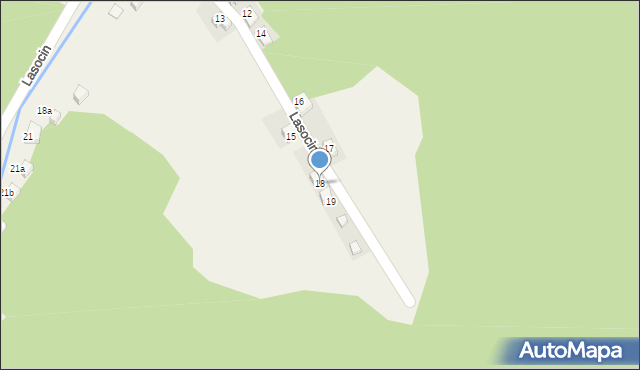 Rościszów, Lasocin, 18, mapa Rościszów