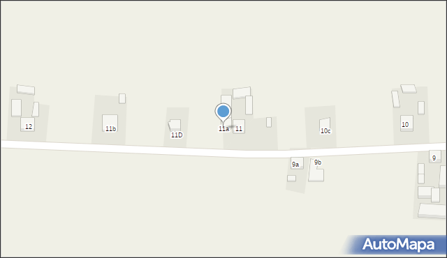 Rososzyca, Łąkowa, 11a, mapa Rososzyca