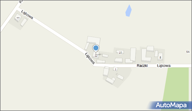 Rozdrażew, Łąkowa, 12, mapa Rozdrażew
