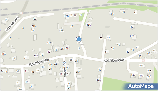 Ruda Śląska, Lawendowa, 5, mapa Rudy Śląskiej