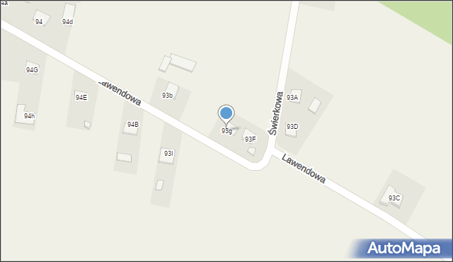 Ruda Strawczyńska, Lawendowa, 19, mapa Ruda Strawczyńska