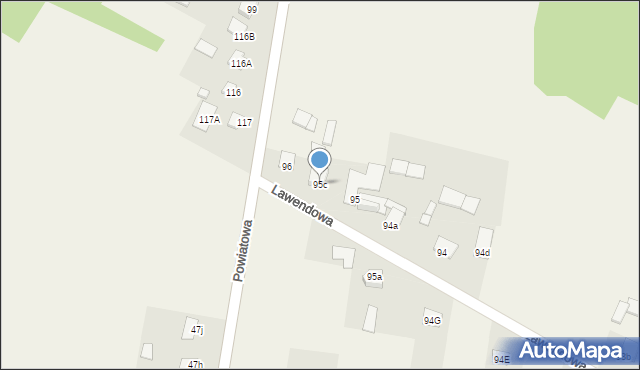 Ruda Strawczyńska, Lawendowa, 3, mapa Ruda Strawczyńska