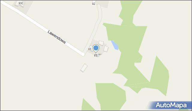 Ruda Strawczyńska, Lawendowa, 37, mapa Ruda Strawczyńska