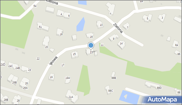 Rumia, Łąkowa, 13, mapa Rumia