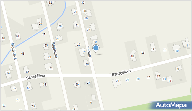 Rusiec, Ładna, 18, mapa Rusiec