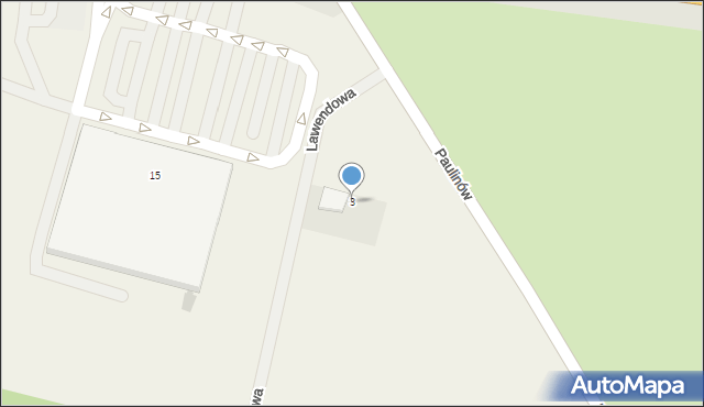 Ruszowice, Lawendowa, 3, mapa Ruszowice